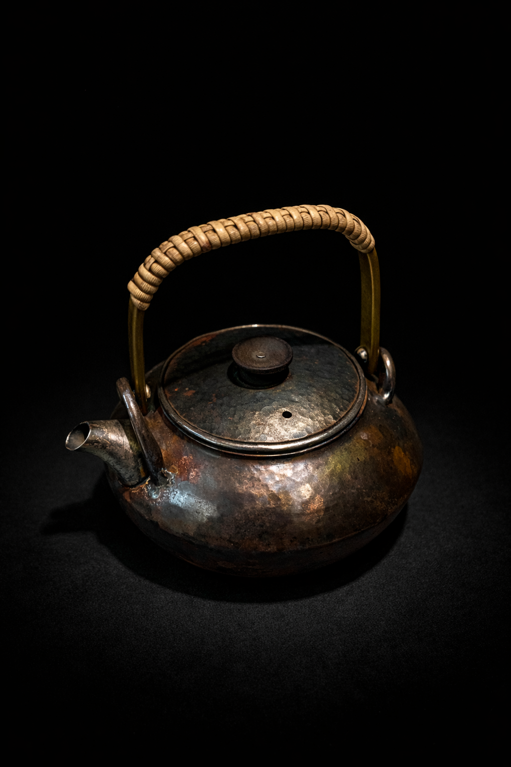 Silver Iron Tea Pot