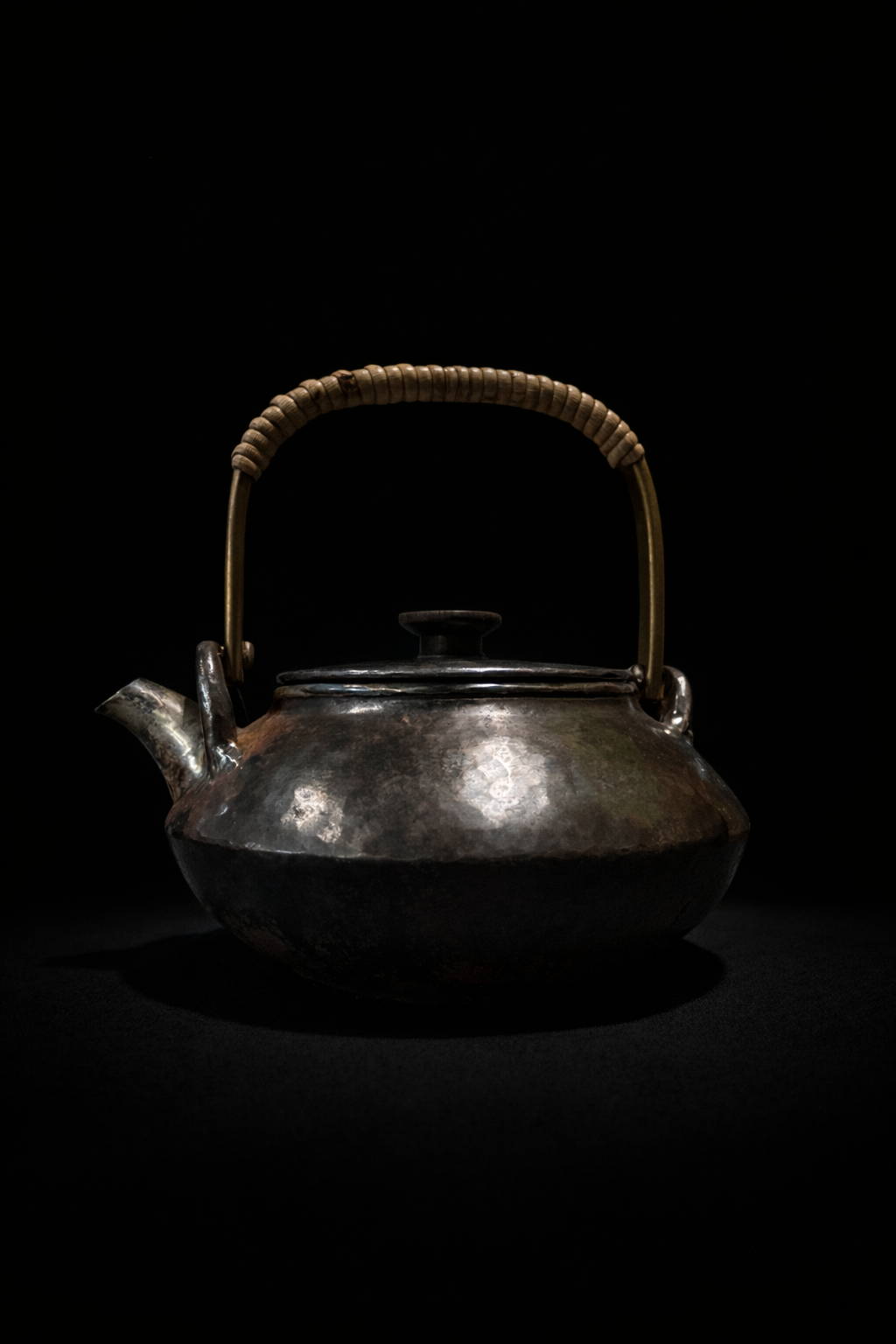 Silver Iron Tea Pot